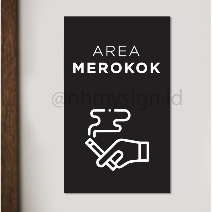 

Grosir SIGN AREA MEROKOK PRINTED | PAPAN AREA MEROKOK ACRYLIC | SIGN BOARD Elegan