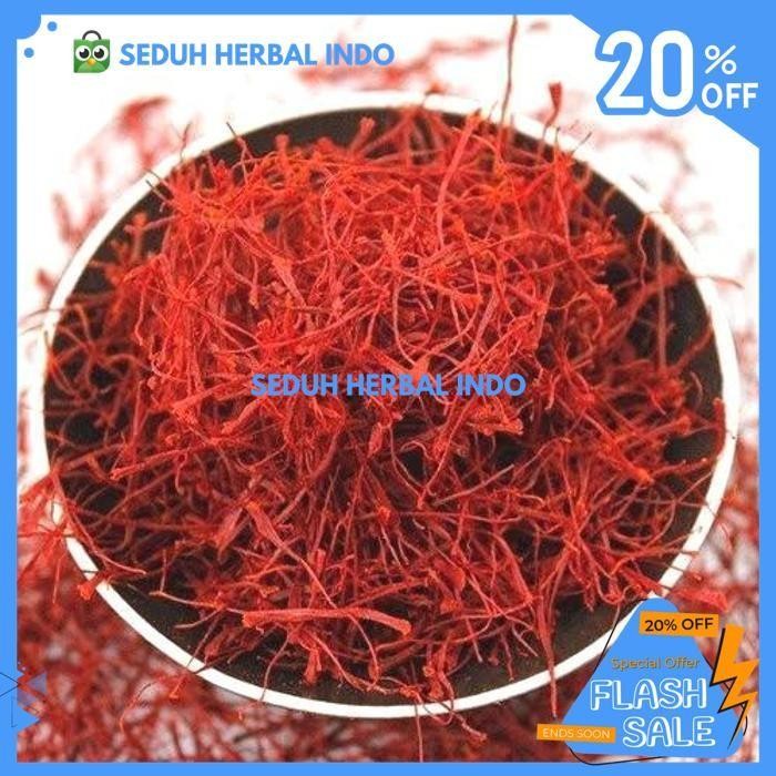 

SAFFRON / SAFRON PREMIUM GRADE A 1 GRAM GRATIS ONGKIR