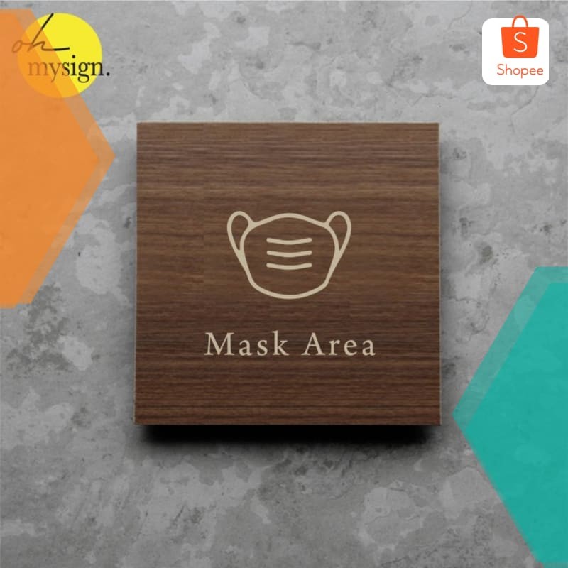 

Grosir Gunakan Masker Sign Board Kayu Print Signage Label Nama Ruang Elegan