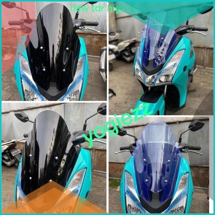 windshield new tdr hig gp jenong yamaha lexi visor lexi tdr gp jenong