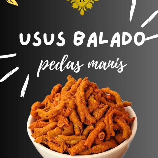 

Kripik Usus Ayam Balado Pedas Manis 500Gr