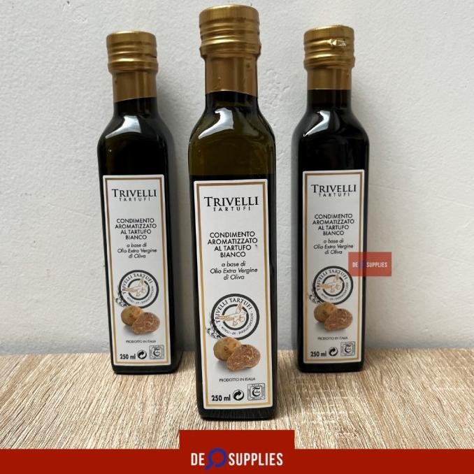 

Trivelli White Truffle Oil 250ml - Tartufi Extra Virgin Truffle Putih