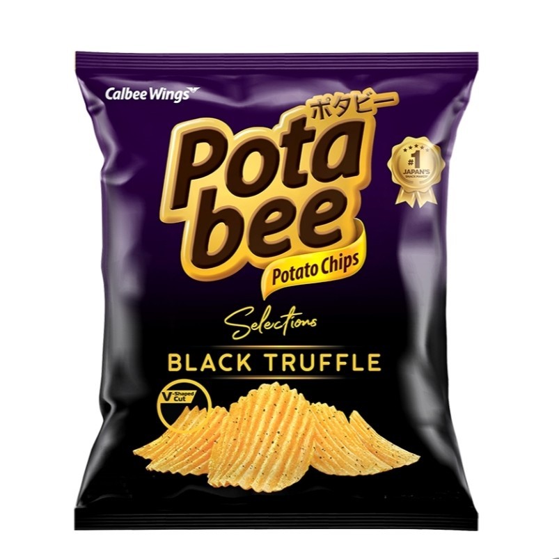 

POTABEE Potato Chips Selections Black Truffle 65 g
