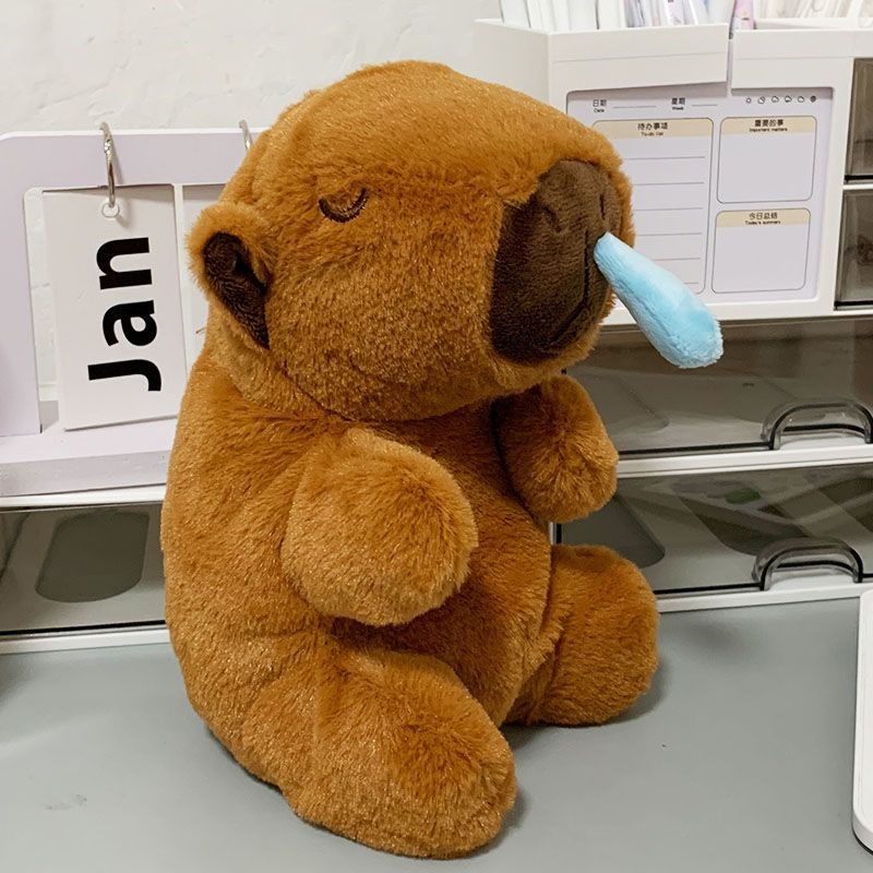 

Capabala Plush Pencil Bag Student Cute Cartoon Stationery Pencil Case Stationery Box