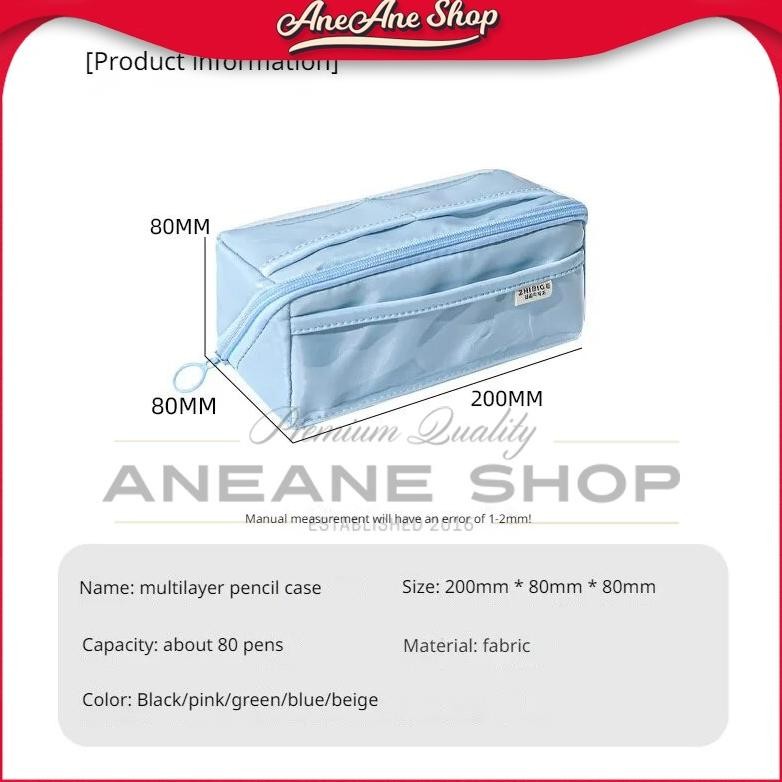 

TERMURAH Tempat Pensil Kanvas Berlapis Kapasitas Besar ZHIBIGE Organizer Alat Tulis Serbaguna Warna Pastel As23