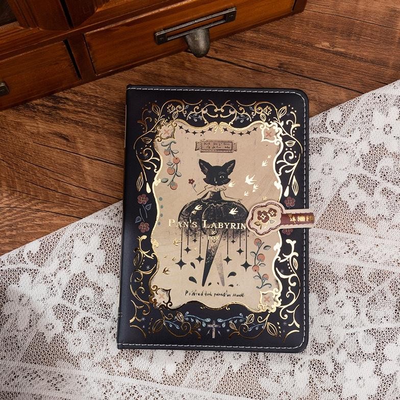 

SALE Magnetic Notebook Diary Pan's Labyrinth / Buku Diary PU Leather Buku Catatan - 0881 eqw-68