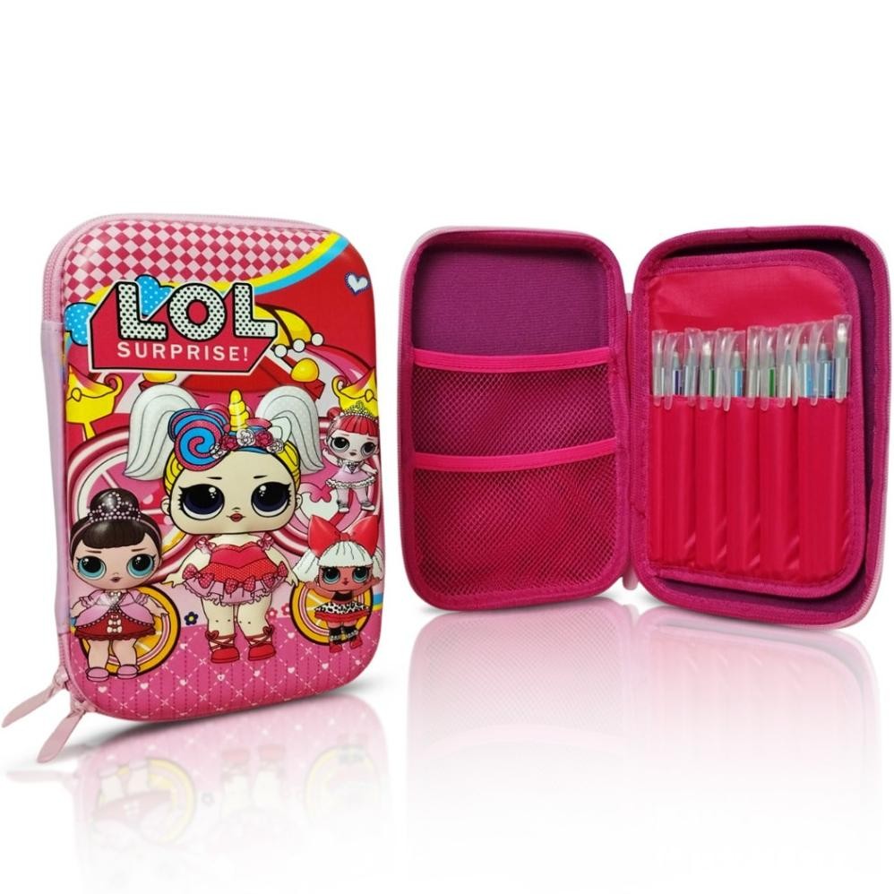 

SPECIAL BG - COD Tempat Kotak Pensil Anak-Anak perempuan laki laki Gambar 3D Waterproof Tempat Penyimpanan Alat Tulis MK912 san-152