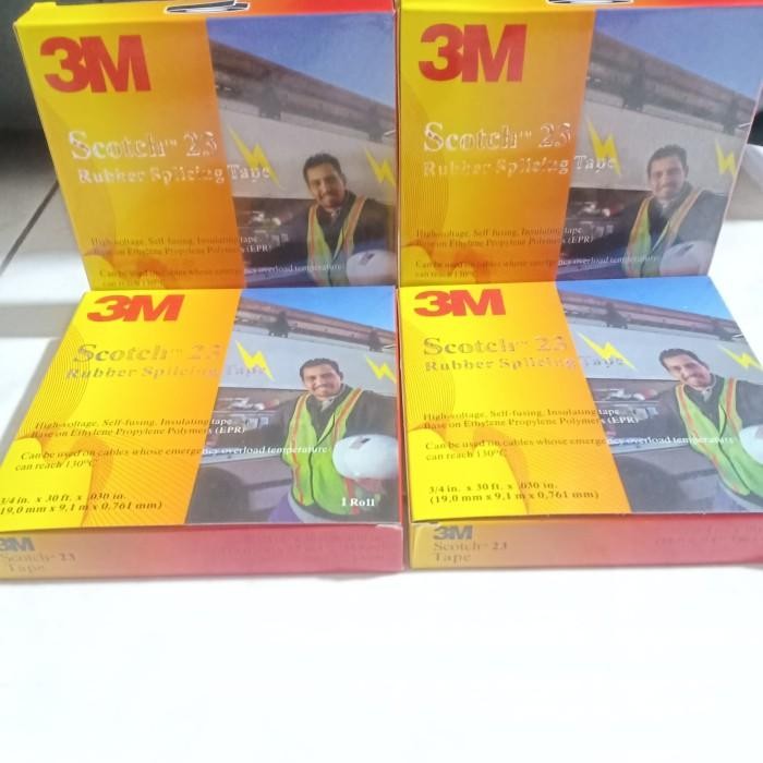 

3M Isolasi Listrik Scotch 23 / Rubber Splicing Tape