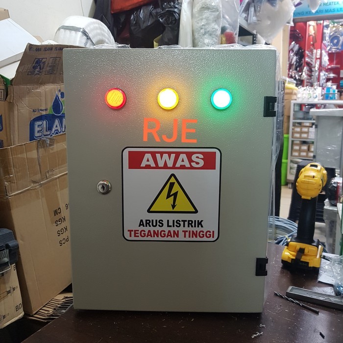 panel 3 phase komplit box ukuran 30x40cm indoor