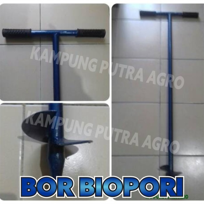 Mantab Bor Biopori Spiral Alat Pelubang Tanah Bor Tanah