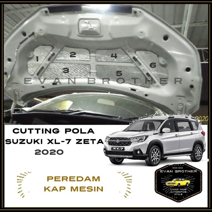 PEREDAM PANAS KAP MESIN MOBIL SUZUKI XL-7 ZETA / CUTTING POLA XL7 ZETA