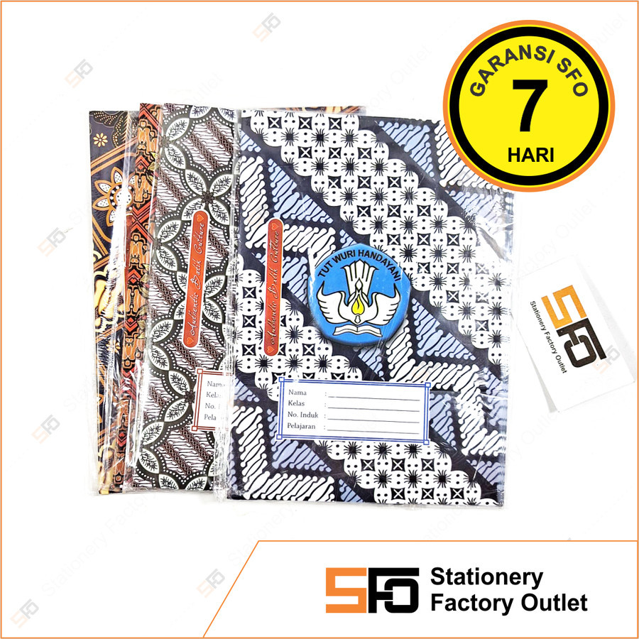 

Sampul Buku Batik Kwarto isi 20 lembar - SFO Semarang Official