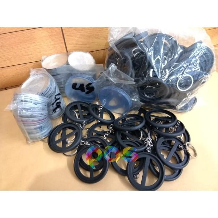 Bahan Baku Pin Gantungan Kunci 2 Sisi ( 45 Mm )