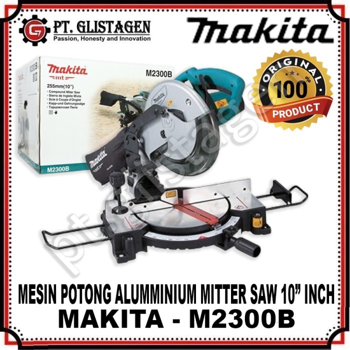 Maktec Mt230 Mesin Gergaji Potong Alumunium Miter Saw 10Inch Mt 230 Vrs