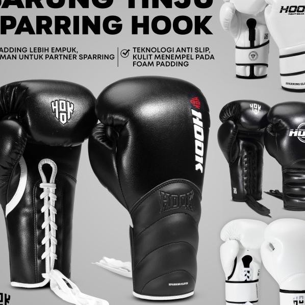 Sparring Gloves Hook Spiral, Sarung Tinju Sparring, Sarung Tinju Hook