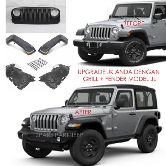 FENDER JEEP JK MODEL JL RUBICON DISKON