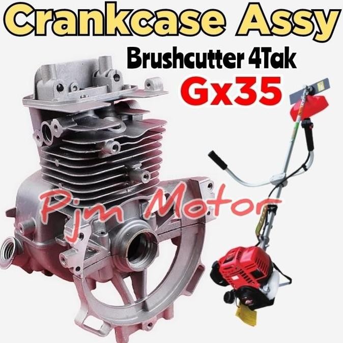 Gx35 40Mm Cylinder Block Blok Mesin Potong Rumput 4 Tak Honda Umr435