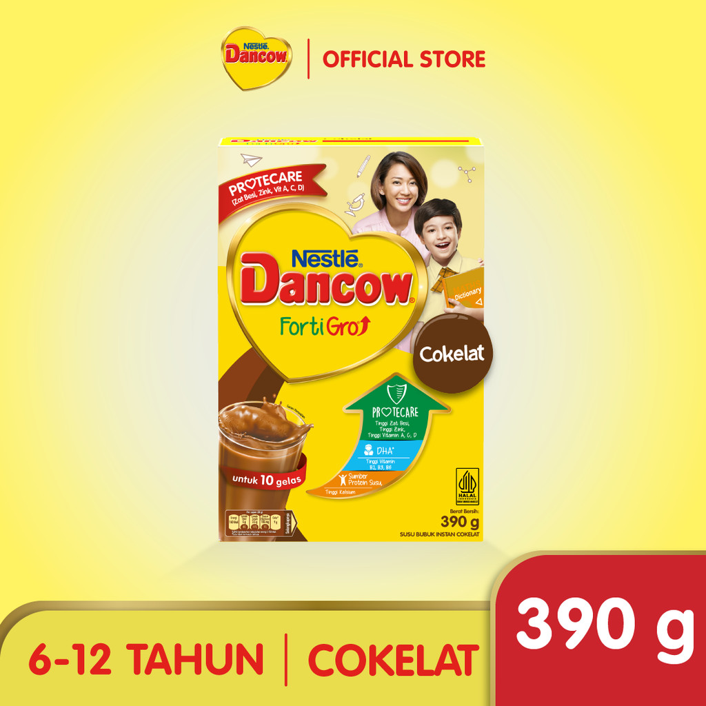 

DANCOW Fortigro Coklat Susu Bubuk Susu Anak 390g