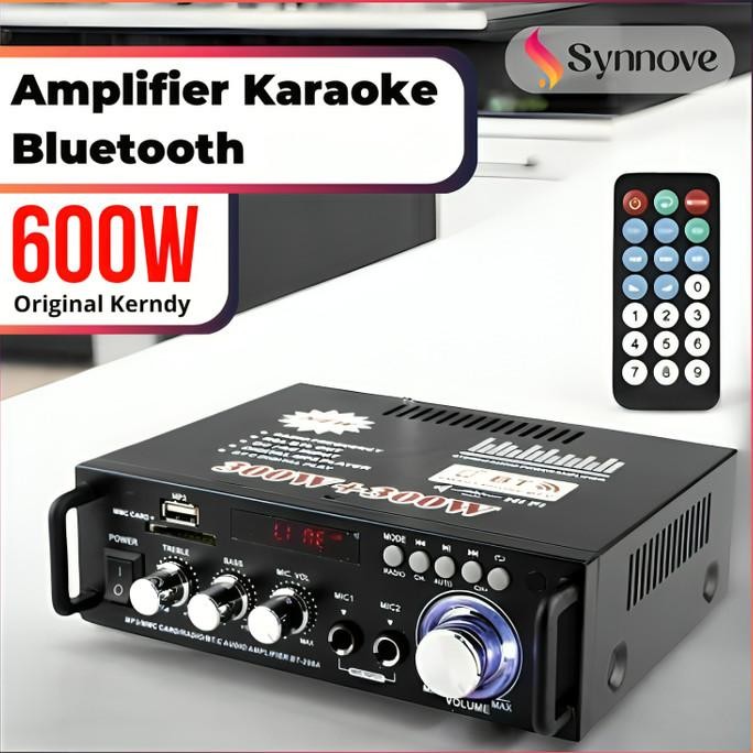 Amplifier Karaoke Bluetooth Eq Audio Karaoke Home Theater Fm Radio Ampli Mini