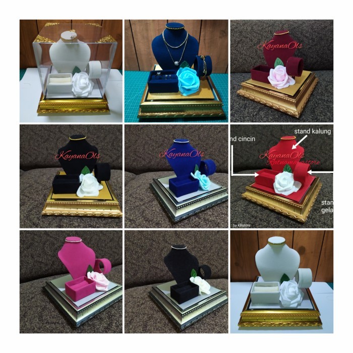 Kotak Tempat Hantaran Seserahan Mahar Perhiasan 1 Set Medium