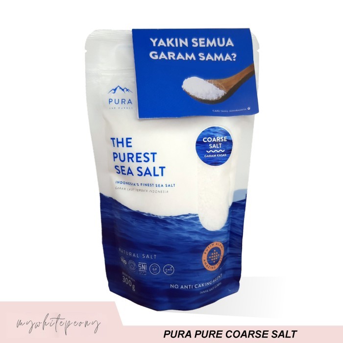 

Pura Coarse Sea Salt / Garam Laut Kasar 300 Gram - Adelineez