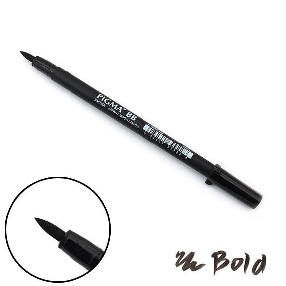 

uj-32 Sakura Pigma Professional Brush Pen - Black Berkualitas