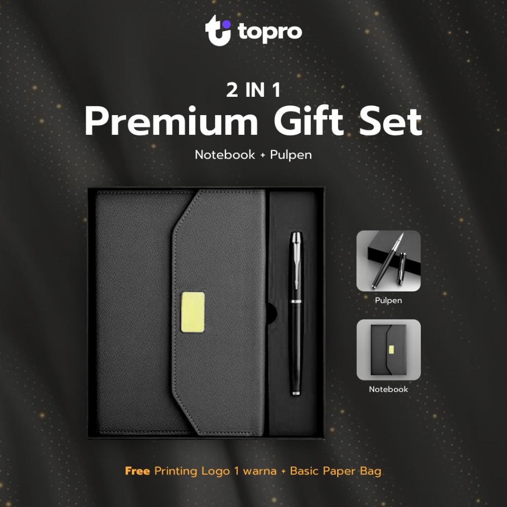 

jg-56 Topro Souvenir Giftset Agenda Pen Tumbler Bonus Box Premium Viral