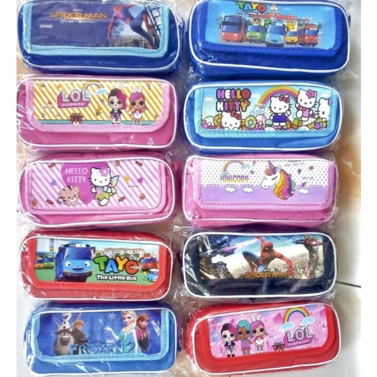 

YBW-2429 (Grosir) 12Pcs Tepak Saku Premium Kuromi / Tempat Pensil Sekolah / Souvenir FREE Plastik Termurah