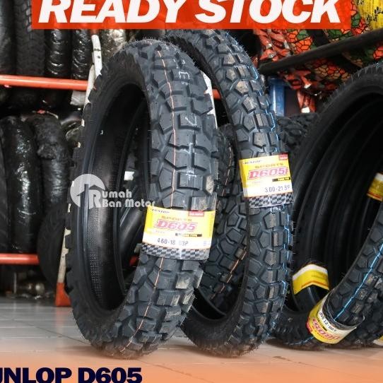 Dunlop D 605 D605 300-21 4.60-18 Ban Trail Cross Klx Crf 250
