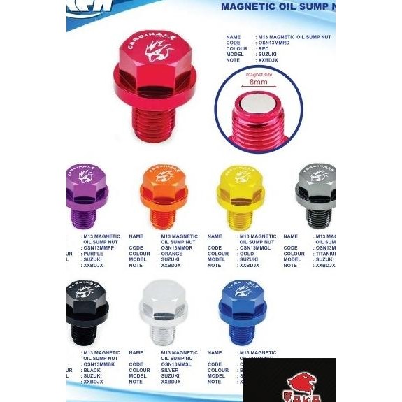 Baut Oli Magnet Suzuki (Baut Oli)
