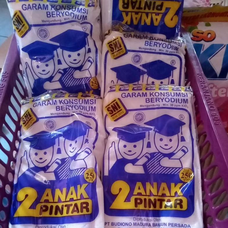 

Garam Beryodium Cap 2 Anak Pintar Kemasan 250g