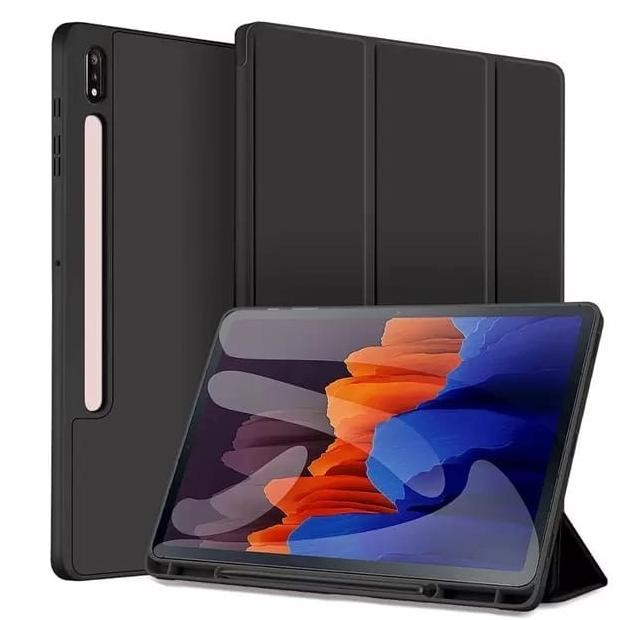 (PROMO) BOOK COVER CASE SAMSUNG TAB S9 FE TAB S9 FE+ TAB S9 TAB S9+ TAB S9 ULTRA SLOT PENCIL