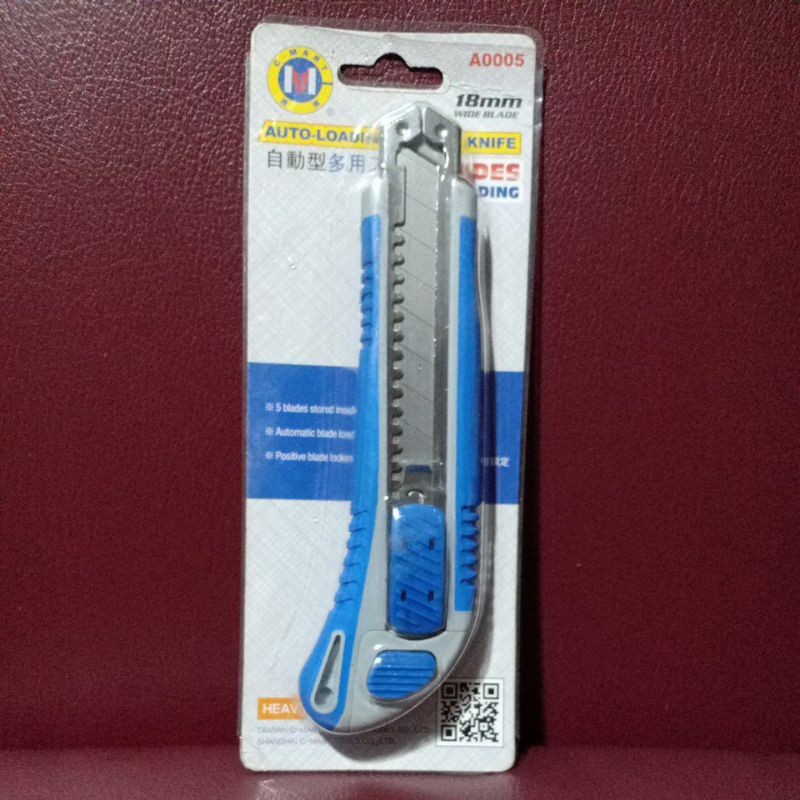 

Gramedia Cirebon - OFFICE-P CUTTER PLASTIC BLUE 18MM OP-C233
