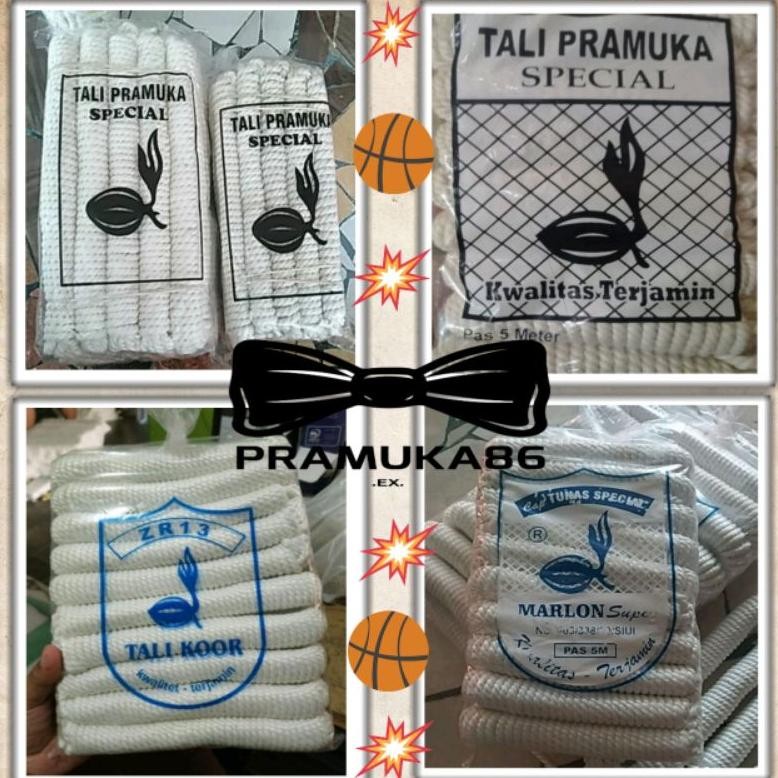 

Termurah Grosir!! Tali Pramuka - Tali Nilon (Marlon), Tali Serat, Tali Sumbu Perpack Grosir
