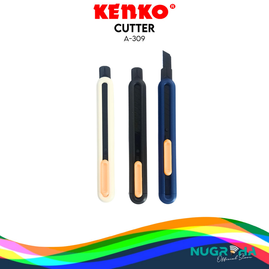 

Cutter A - 309 / Pemotong Kertas A-309 (9Mm Blade) KENKO