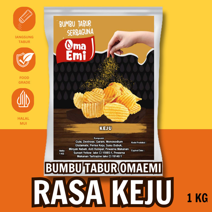 

Sale Bumbu Tabur Keju Halal Kualitas Terjamin 1000 Gr