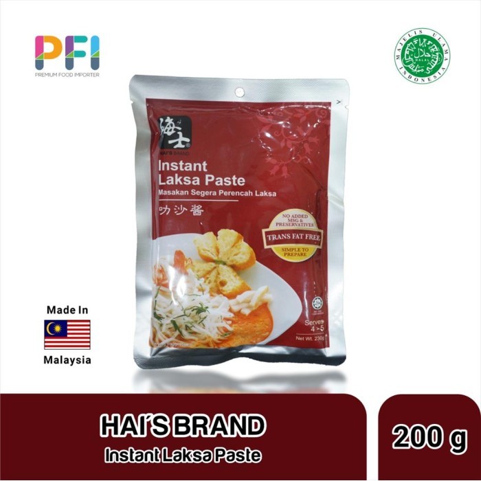 

Sale Hais Instant Laksa Paste 230G - Bumbu Laksa