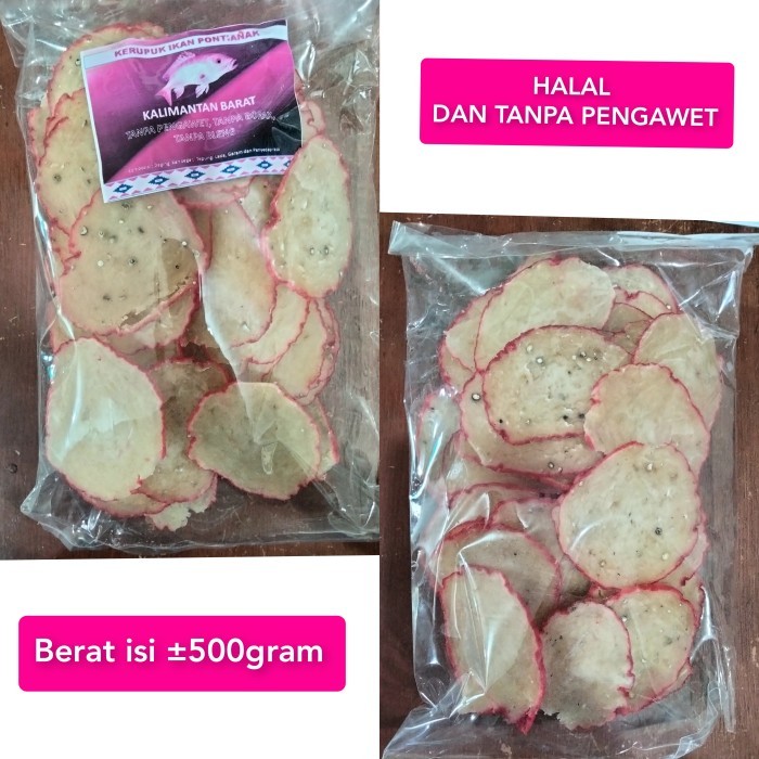 

Kerupuk Ikan Khas Kalbar / Oleh Oleh Khas Pontianak / Krupuk Ikan