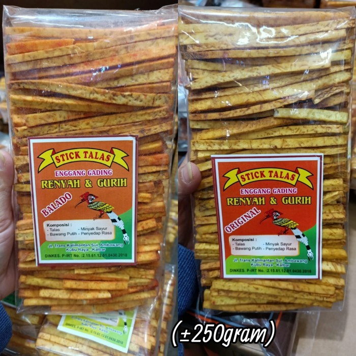 

Stick Talas Pontianak / Keripik Stick Keladi / Keripik Talas