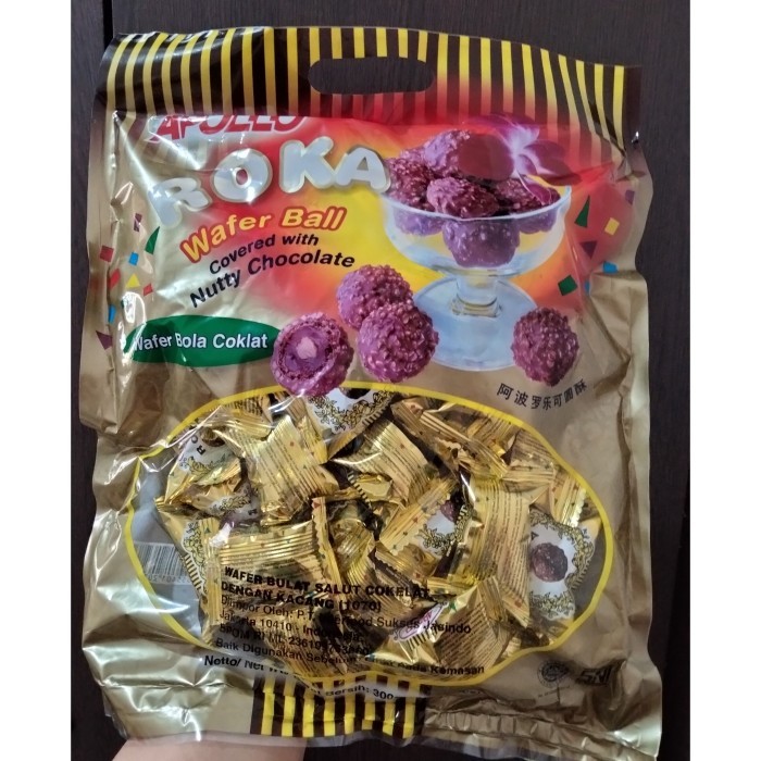 

Apollo Roka Wafer Ball-Biskuit Cokelat-Biscuit Chocolate Malaysia