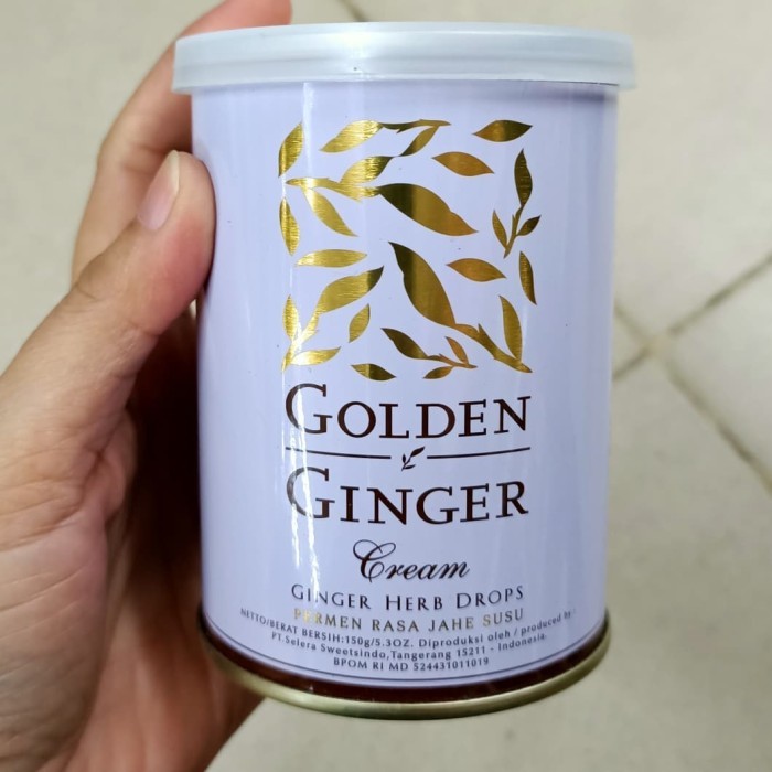 

Permen Golden Ginger Rasa Jahe Susu 150Gr (Permen Jahe, Candy Susu)