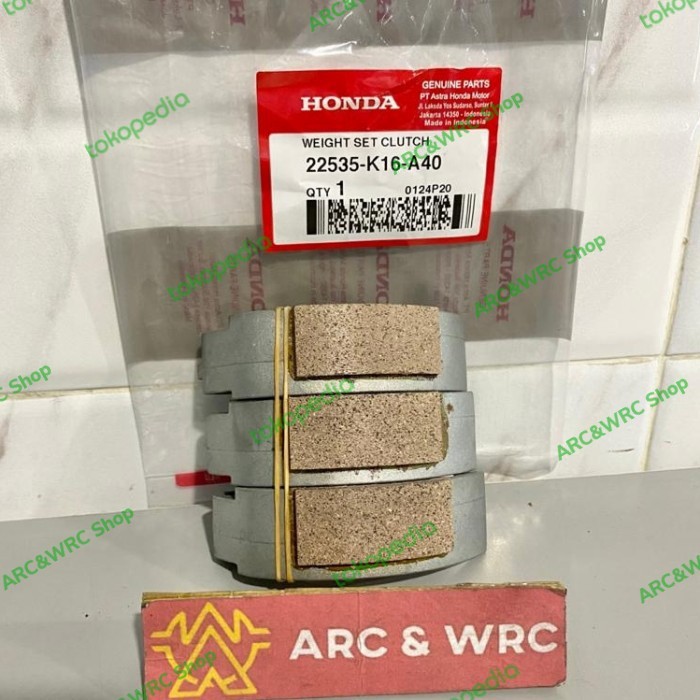 KAMPAS GANDA KOPLING WEIGHT SET (EXEDY) BEAT ESP / SCOOPY ESP HARGA SPESIAL