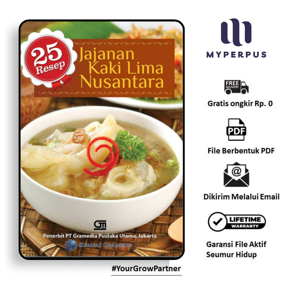 

355. 25 Resep Jajanan Kaki Lima Nusantara (Nursaadah)