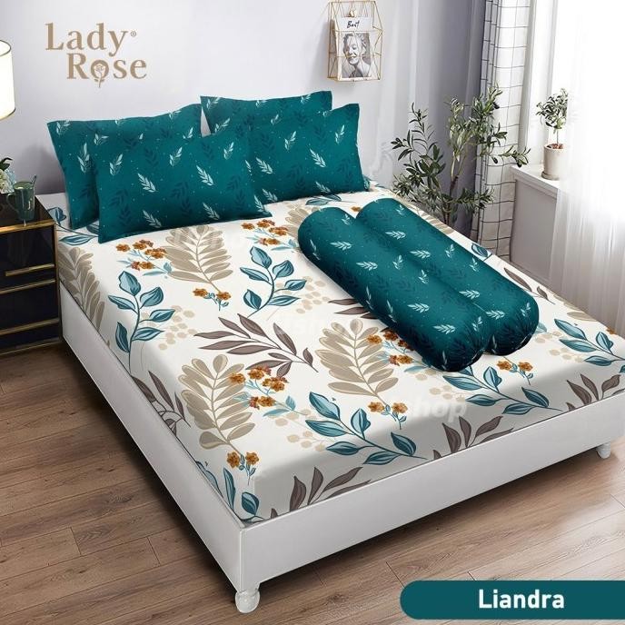 Sprei lady rose Ukuran 180x200 & 160x200 Minimalis Bunga uSHOP