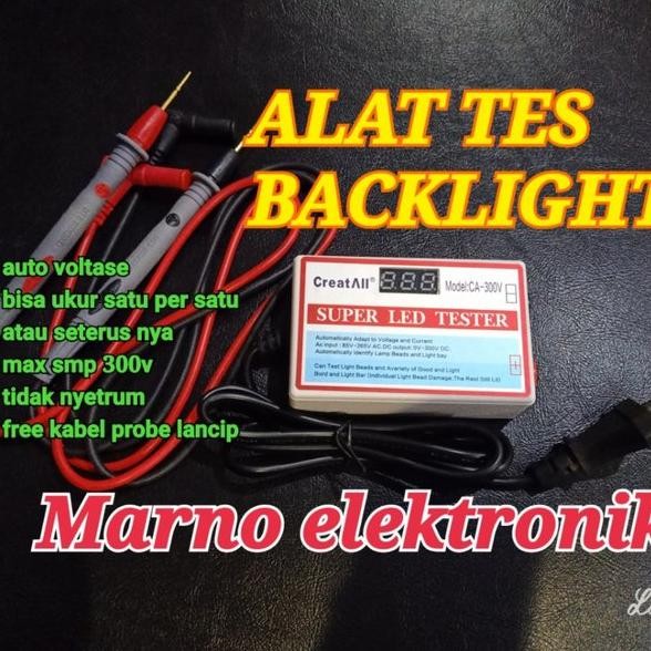 TESTER BACKLIGHT ALAT BUAT TES LAMPU BL TV LED TESTER LED OUTO VOLT ALAT TES DIODA ZENER