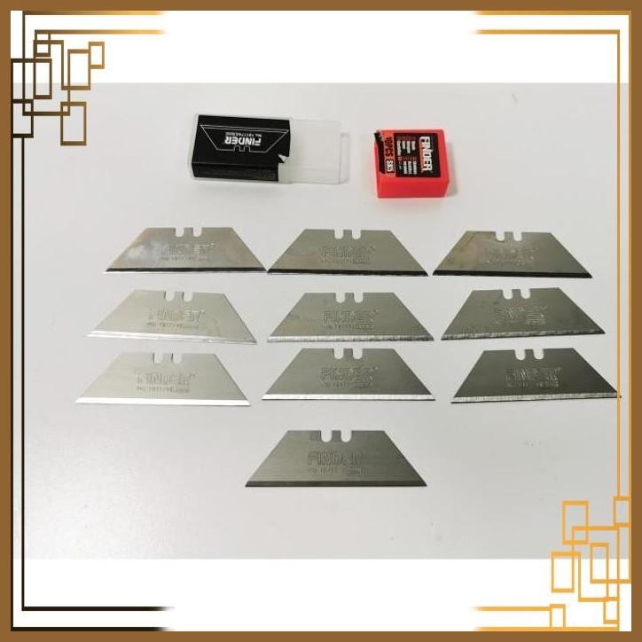 

[WGL] isi 10 pcs 0.6mm mata FINDER cutter knife - pisau lipat - Cutter lipat