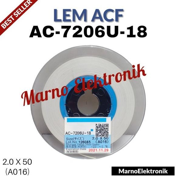 LEM ACF AC-7206U-18 LEM LCD COF FLEKSIBEL LCD TV LEM PEREKAT KE T-CON TCON ASLI ORIGINAL ORI