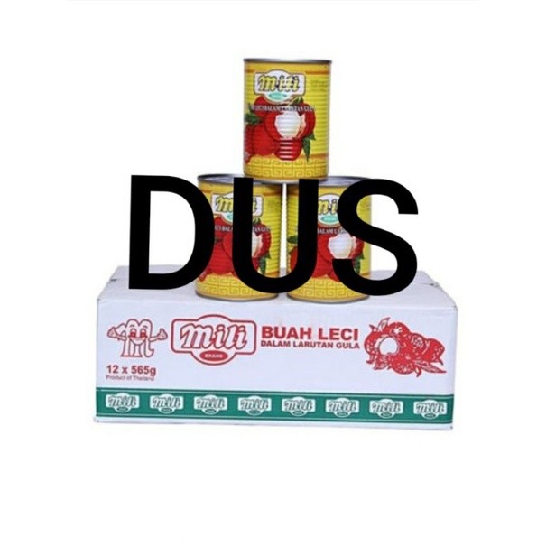 

Mili Lychee Syrup 565 Gr Per Dus / Leci Kaleng Mili 565 Gr