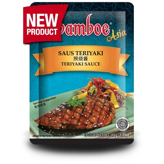

Saus Teriyaki Bumbu Instant Bamboe Asia