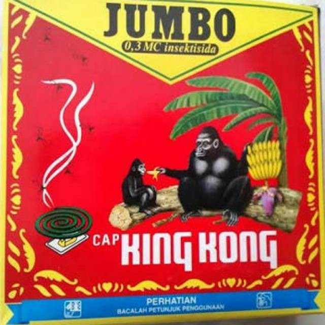 Obat Nyamuk Bakar Kingkong per dus isi 60pak